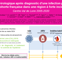 ATTRACT : Contrôle virologique après diagnostic d’une infection par le VIH, cohorte française dans une région à forte incidence