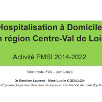 Hospitalisation à domicile en Région Centre-Val de Loire 2014-2022